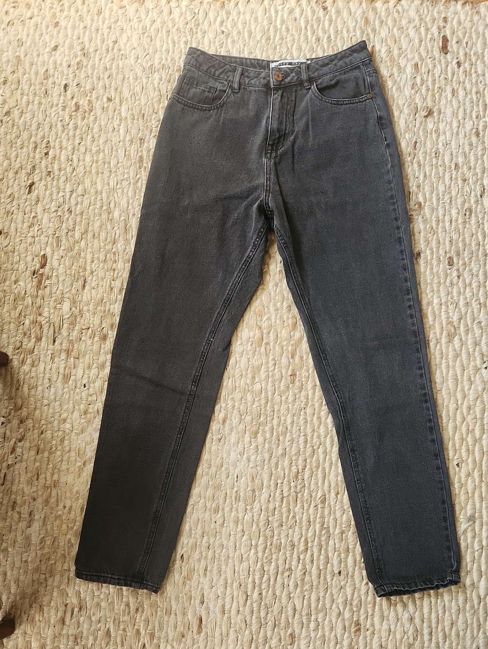 Noisy May Women's Black Mom Jeans